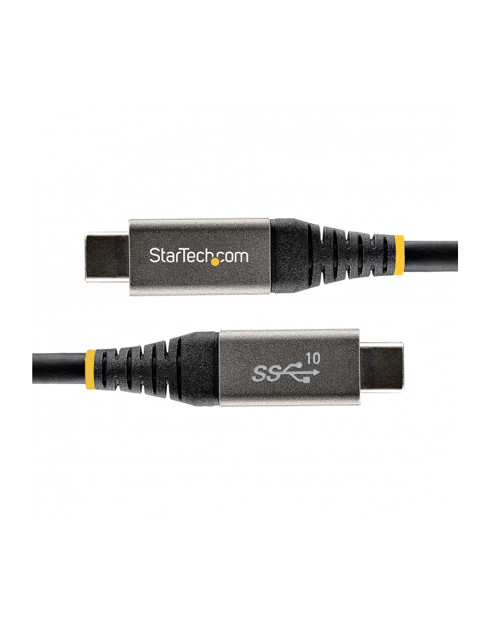 StarTech USB31CCV1M .com kabel USB 1 m USB 3.2 Gen 2 (3.1 Gen 2) USB C Czarny, Szary główny