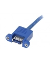 StarTech USB3SPNLAFHD .com zmieniacz płci / kabli 2 x USB A IDC Niebieski - nr 1