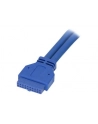 StarTech USB3SPNLAFHD .com zmieniacz płci / kabli 2 x USB A IDC Niebieski - nr 3