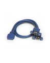 StarTech USB3SPNLAFHD .com zmieniacz płci / kabli 2 x USB A IDC Niebieski - nr 6