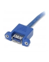 StarTech USB3SPNLAFHD .com zmieniacz płci / kabli 2 x USB A IDC Niebieski - nr 8
