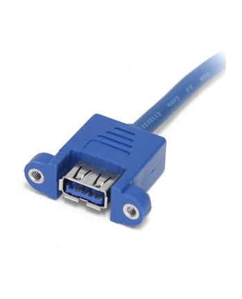 StarTech USB3SPNLAFHD .com zmieniacz płci / kabli 2 x USB A IDC Niebieski nr 2