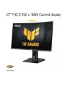Asus 90LM0510-B03E70 TUF Gaming VG27VQM 68,6 cm (27') 1920 x 1080 px Full HD LED Czarny - nr 12