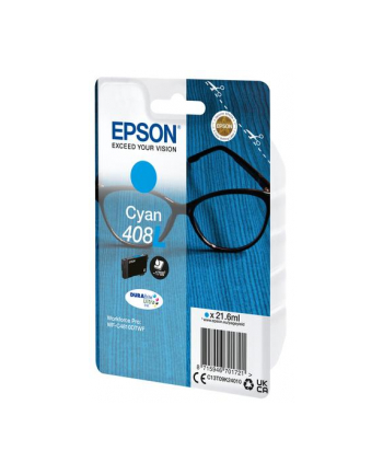 epson Tusz T09K2 408L DB do WF-C4810/4745 21.6ml, cyan nr 2