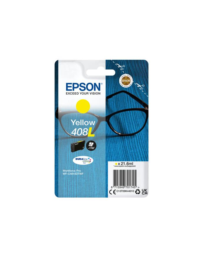 epson Tusz T09K4 408L DB do WF-C4810/4745 21.6ml, żółty główny
