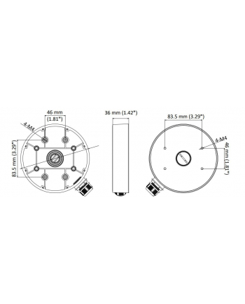 hikvision Puszka montażowa DS-1280ZJ-DM55