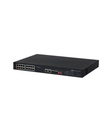 dahua Switch PoE 16-port  PFS3218-16ET-135