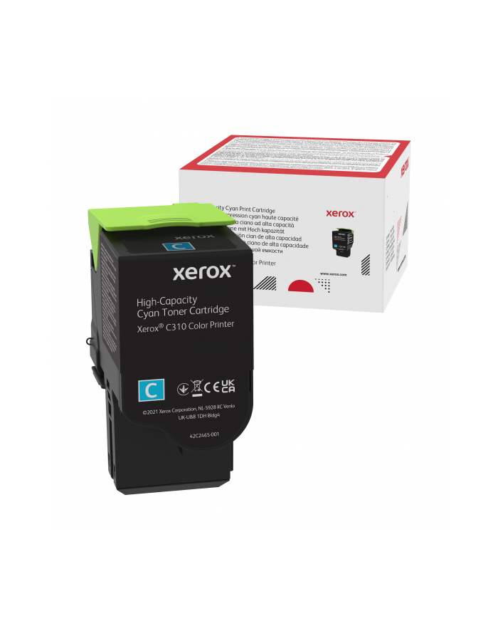 Xerox 006R04365 C310 Cyan High Capacity Toner Cartridge (5500 pages) kaseta z tonerem 1 szt. Oryginalny Cyjan główny