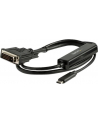 StarTech CDP2DVIMM1MB .com adapter kablowy 1 m USB Type-C DVI-D Czarny - nr 39