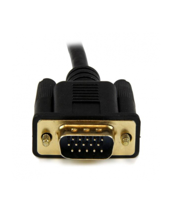 StarTech HD2VGAMM10 .com adapter kablowy 3 m VGA (D-Sub) HDMI + Micro USB Czarny