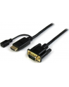 StarTech HD2VGAMM10 .com adapter kablowy 3 m VGA (D-Sub) HDMI + Micro USB Czarny - nr 23