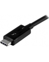 StarTech TBLT3MM1MA .com kabel Thunderbolt 1 m 40 Gbit/s Czarny - nr 31