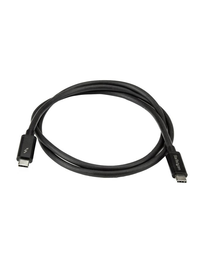 StarTech TBLT3MM1M .com kabel Thunderbolt 1 m 20 Gbit/s Czarny główny