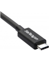 StarTech TBLT3MM2M .com kabel Thunderbolt 2 m 20 Gbit/s Czarny - nr 24
