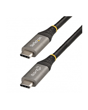 StarTech USB31CCV50CM .com kabel USB 0,5 m USB 3.2 Gen 2 (3.1 Gen 2) USB C Szary, Czarny