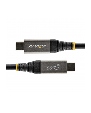 StarTech USB31CCV50CM .com kabel USB 0,5 m USB 3.2 Gen 2 (3.1 Gen 2) USB C Szary, Czarny