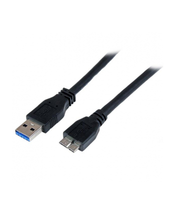 StarTech USB3CAUB1M .com kabel USB 1 m USB 3.2 Gen 1 (3.1 Gen 1) USB A Micro-USB B Czarny