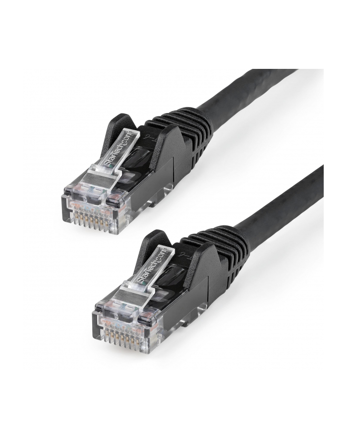 StarTech N6LPATCH10MBK .com kabel sieciowy Czarny 10 m Cat6 U/UTP (UTP) główny