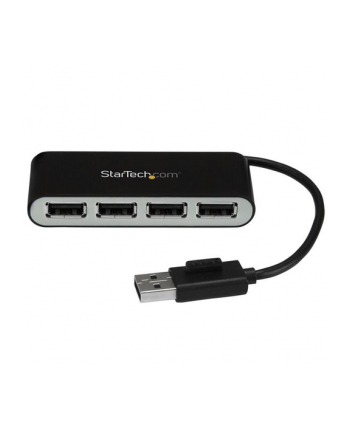 StarTech ST4200MINI2 .com huby i koncentratory USB 2.0 480 Mbit/s Czarny, Srebrny
