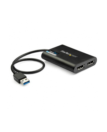 StarTech USB32DP24K60 .com zewnętrzna karta graficzna usb 4096 x 2160 px Czarny