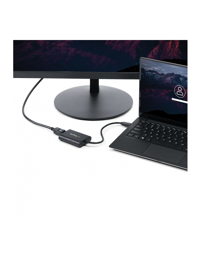 StarTech USB32DPES2 .com zewnętrzna karta graficzna usb 3840 x 2160 px Czarny główny