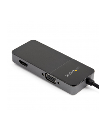 StarTech USB32HDVGA .com zewnętrzna karta graficzna usb 3840 x 2160 px Czarny, Srebrny