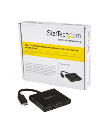 StarTech CDP2HDUACP .com stacja dokująca Przewodowa USB 3.2 Gen 1 (3.1 Gen 1) Type-C Czarny