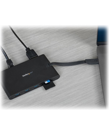 StarTech DKT30CHVSCPD .com stacja dokująca Przewodowa USB 3.2 Gen 1 (3.1 Gen 1) Type-C Czarny