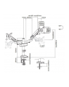 Newstar DS70-750BL2 Neomounts by uchwyt / stojak do monitorów 68,6 cm (27') Zaciskowy/przelotowy Czarny - nr 63