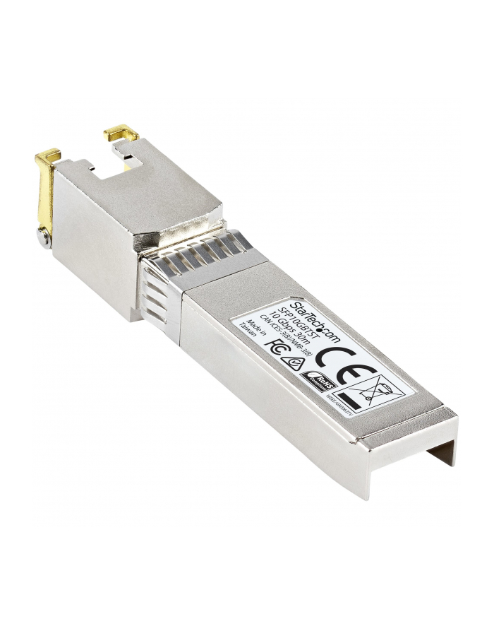 StarTech SFP10GBTST .com moduł przekaźników sieciowych Miedź 10000 Mbit/s SFP+ główny