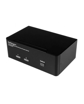 StarTech SV231DPDDUA2 .com przełącznik KVM Czarny