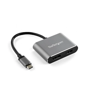 StarTech CDP2DPHD .com zewnętrzna karta graficzna usb 3840 x 2160 px Czarny, Szary nr 2