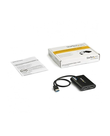 StarTech USB32DP24K60 .com zewnętrzna karta graficzna usb 4096 x 2160 px Czarny nr 1