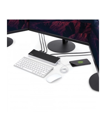 StarTech DK30CH2DPPDU .com stacja dokująca Przewodowa USB 3.2 Gen 1 (3.1 Gen 1) Type-C Czarny, Srebrny