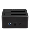 StarTech SDOCK2U33V .com stacja dokująca do dysków twardych USB 3.2 Gen 1 (3.1 Gen 1) Type-B Czarny - nr 1