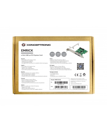 Conceptronic EMRICK06G adapter Wewnętrzny USB 3.2 Gen 1 (3.1 Gen 1) nr 2