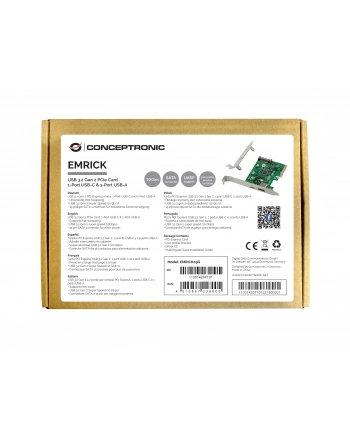 Conceptronic EMRICK09G adapter Wewnętrzny USB 3.2 Gen 2 (3.1 Gen 2) nr 2