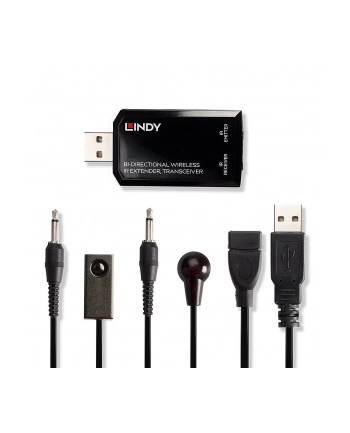 Lindy 38331 przedłużacz AV Nadajnik i transceiver AV Czarny nr 1
