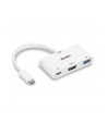 Lindy 43340 adapter kablowy 0,18 m HDMI + USB Type-A USB Type-C Biały - nr 35