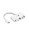 Lindy 43340 adapter kablowy 0,18 m HDMI + USB Type-A USB Type-C Biały - nr 4