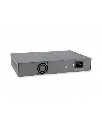Level One GEP-1221 łącza sieciowe Nie zarządzany Gigabit Ethernet (10/100/1000) Obsługa PoE Czarny