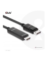 Club 3D CAC-1087 adapter kablowy 3 m DisplayPort HDMI - nr 24