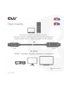 Club 3D CAC-1087 adapter kablowy 3 m DisplayPort HDMI - nr 37