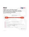 Club 3D CAC-1573 kabel USB 2 m USB4 Gen 2x2 USB C Czerwony - nr 34