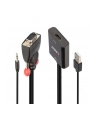 Lindy 38284 adapter kablowy VGA (D-Sub) + 3.5mm HDMI + USB Czarny - nr 1