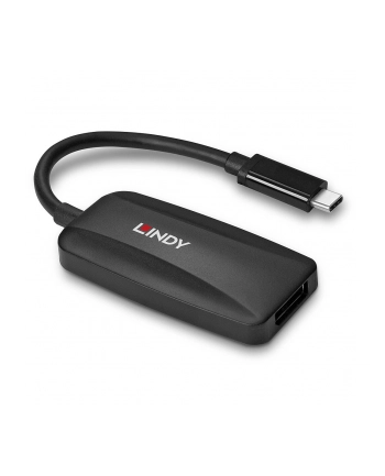 Lindy 43337 adapter kablowy 0,13 m USB Type-C DisplayPort Czarny nr 1