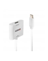 Lindy 43339 adapter kablowy 0,1 m USB Type-C HDMI Biały - nr 14