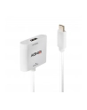 Lindy 43339 adapter kablowy 0,1 m USB Type-C HDMI Biały - nr 1