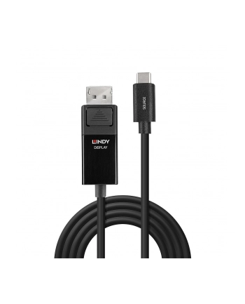 Lindy 43341 adapter kablowy 1 m USB Type-C DisplayPort Czarny nr 2