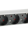 Equip 333309 rozdzielacz zasilania PDU 7 x gniazdo sieciowe 1U Czarny, Srebrny - nr 1